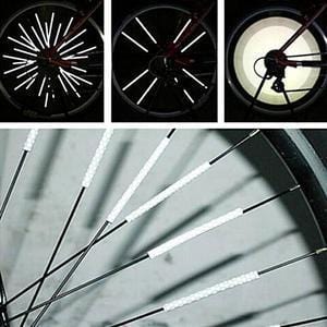 60% OFF TODAY!!BICYCLE WHEEL SPOKE REFLECTOR(12 PCS)– FITS ALL STANDARD SPOKED WHEELS